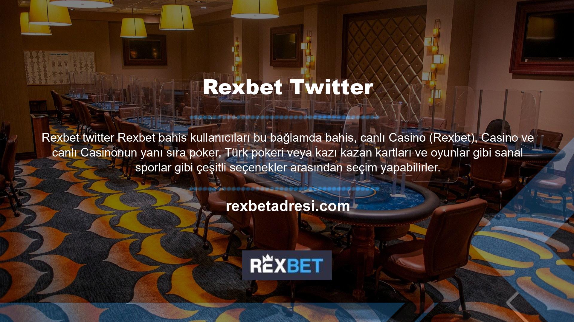 Rexbet Twitter'ın güncel giriş adresi Rexbet Twitter olarak onaylandı